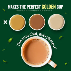 Chaayos Instant Premix Chai Adrak Elaichi - 15 Sachets, 180gm, 6.3 Ounce | Infused With Ginger, Cardamom & Assam Black Tea Leaves - Low Sugar, Hassle Free