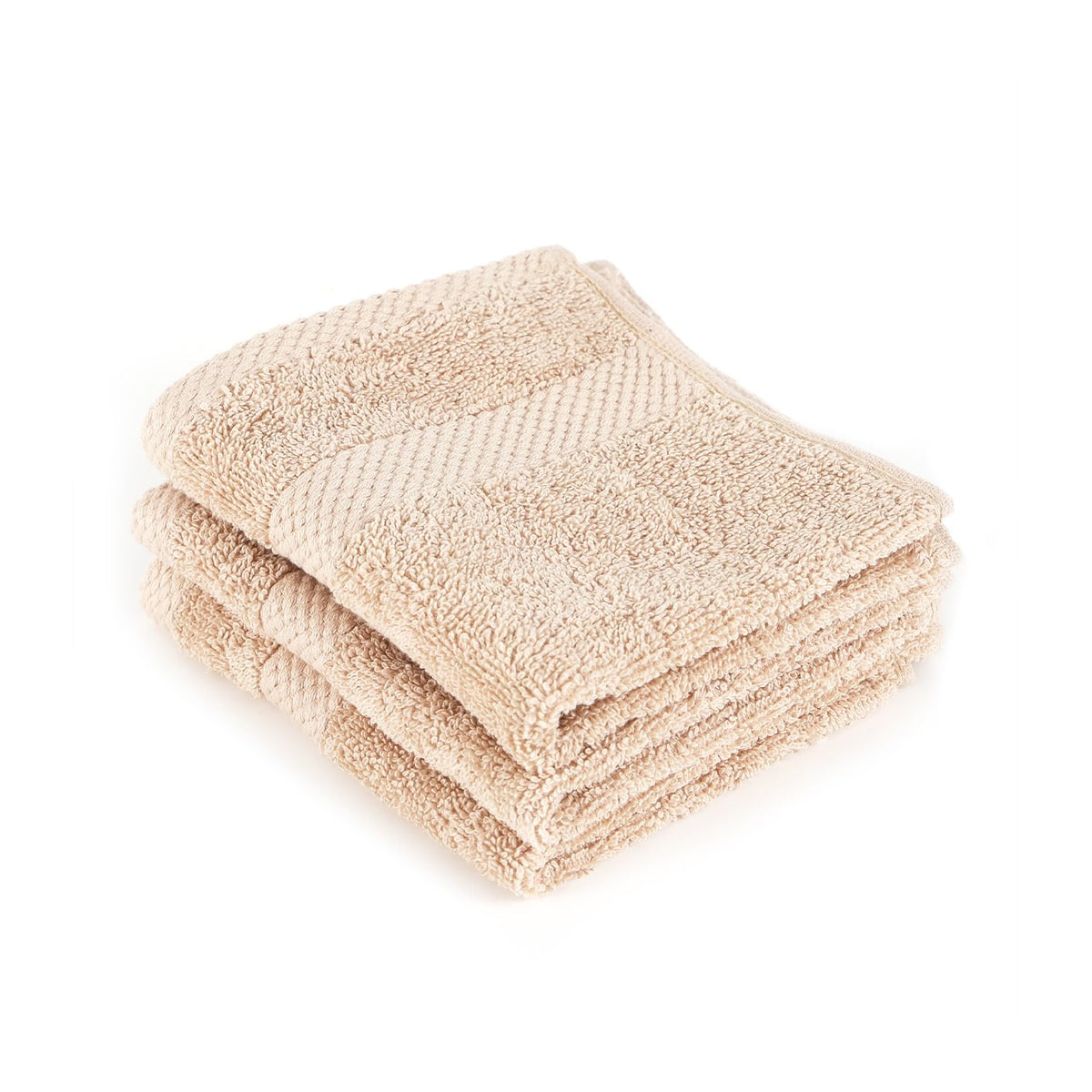 Earthy Fables Premium Face Towels 600 Gsm | Ultra Soft, Quick Dry & Highly Absorbent, For Gym, Travel & Acne-Prone Skin | Set Of 3 (Beige)