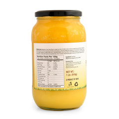 Natural ?????????? Desi Cow Ghee By Orgrain India | Rich In Nutrients & Healthy Desi Cow Ghee For Boost Energy | (1 Litr) 33.8 Ounce | Jar Pack