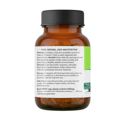 Organic India Amalaki, Rich In Natural Antioxidants, Improves Eye Sight, Rich Source Of Natural Vitamin C | 60 Capsules, 100gm 0.2lbs