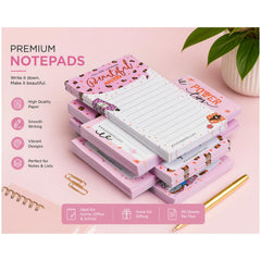 Planner Notepad - 50 Tear-Off Sheets, With Space For Daily Schedule, To Do List, Set Of 10 Pads
