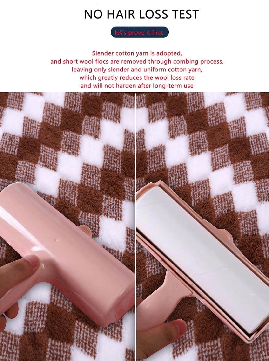 HomeCloud Microfiber Soft & Fuffy Bath & Face Towel 400 Gsm With Hanging Loop | 3x Softer Than Cotton Towels | Highly Absorbent Set Of 2 (Checks Brown)