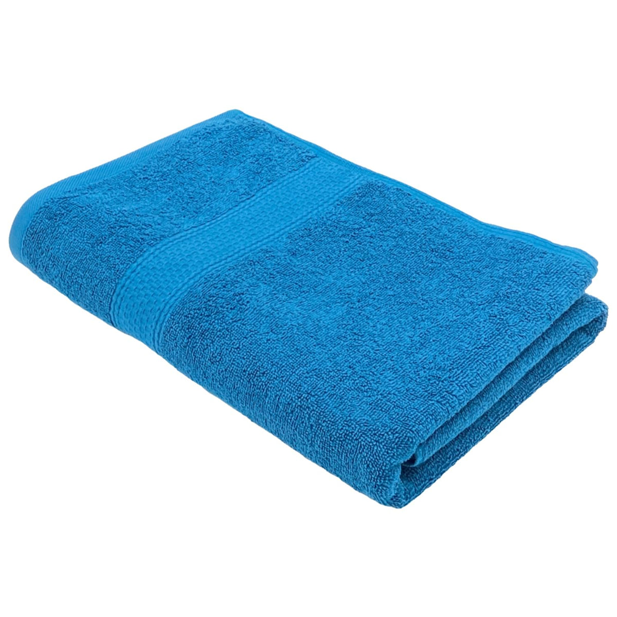 PatPug 100% Indian Ultra Soft Cotton 450 Gsm Bath Towel Large Bath Towel | Highly Absorbent Quick Drying Durable Towel For Men, Women & Kids (Ocean Blue)