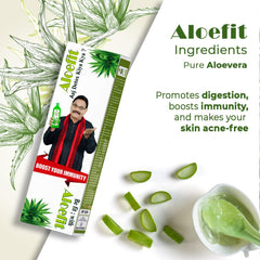 Pharma Science Aloe Vera Juice With Pulp Healthy Skin & Hair, Pure Nutrition Aloevera Drink For Body Detox & Weight Management, No Added Sugar, Immunity Booster | 500ml 1.1lbs Each Pack Of 2