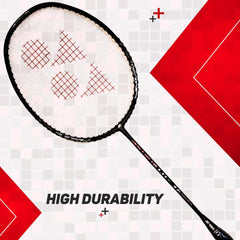 Yonex ASTROX LITE 37i Strung Graphite Badminton Racket For Intermediate Players | 30 Lbs Tension, 5u G4, Colour - Black