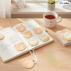 Cute Animal Sticky Notes - 4 Pcs X 60 Sheets Kawaii Memo Pads | Sticky Notes for Study, Writing