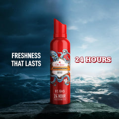 Old Spice Krakengard No Gas 24 Hour Long Lasting Freshness Deodorant Perfume Body Spray For Men 140ml 4.7 Fl.oz.