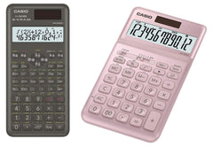 Casio Scientific Calculator & Casio JW-200SC-PK Premium & Stylish Calculator (Pink) | 10 + 2 Digits 10 digit Mantissa + 2 digit Exponential Display