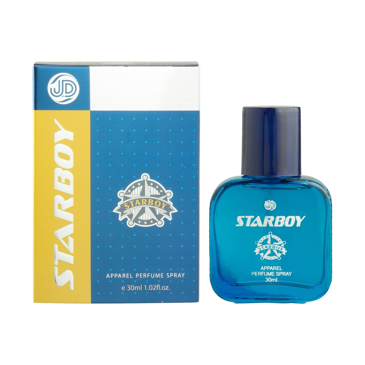 JD International Star Boy Blue Apparel Unisex Perfume With Long Lasting Fragrance - 30ml, 1.02 Fl.oz | Perfume For Men & Women
