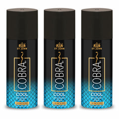 St. john Cobra Cool Deodorant Men Body Spray 450ml 15.2 Fl.oz. | Perfect Gift For Bestfriend | 24hours Long Lasting Fragrance