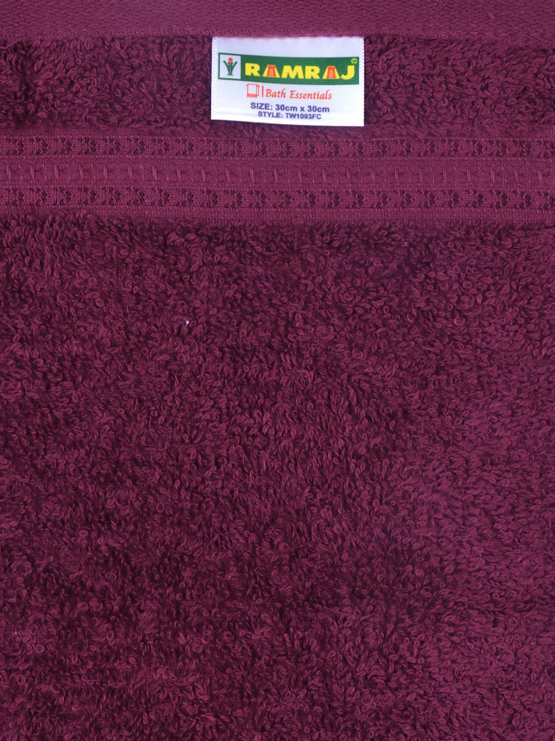 Ramraj Cotton Bamboo Terry Bath, Hand & Face Towel 850 Gsm | Quick Dry & Anti Microbial Combo Towel (Purple) - Set Of 3