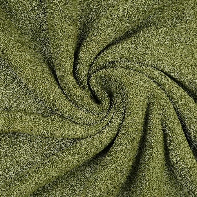 Prexa 100% Cotton Bath Towel 450 Gsm | Soft Bath Towel For Men & Women Ultra Absorbent Cotton Towel (Green)
