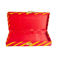 Leheriya Print Cash Box, Shagun Box, Gift Box, Gaddi Box, Jewellery Box, Shagun Envelope Wedding Gift, Colour - Mixed, Special Feature - Portable, Pack Of 4