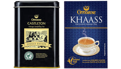 Goodricke Combo Pack - Castleton Vintage Darjeeling Tea + Khaass Assam Tea Pack Of 2 X 250gm, 8.8 Ounce Each | Low Caffeine Loose Leaves