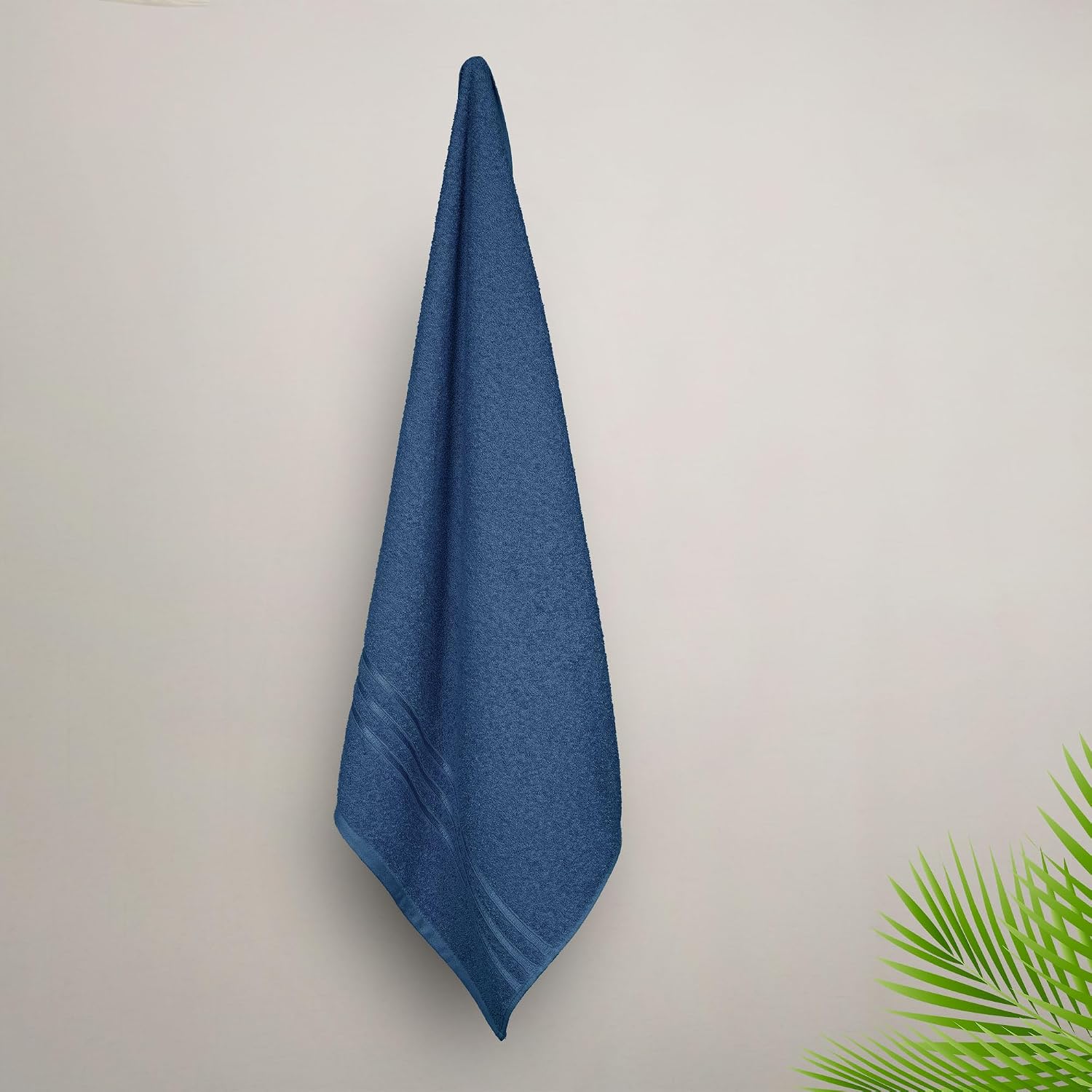 Mytrident 100% Cotton Bath Towel 400 Gsm | Comfort Living Quick Drying Travel Friendly | For Men & Women Large Size (New Navy)