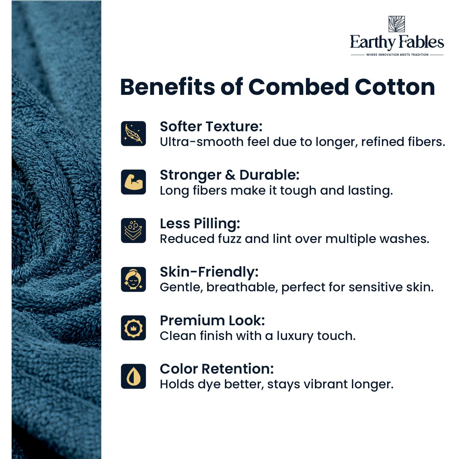 Earthy Fables Premium Face Towels 800 Gsm | Ultra Soft, Quick Dry & Highly Absorbent, For Gym, Travel & Acne-Prone Skin | Set Of 4 (Dark Teal)