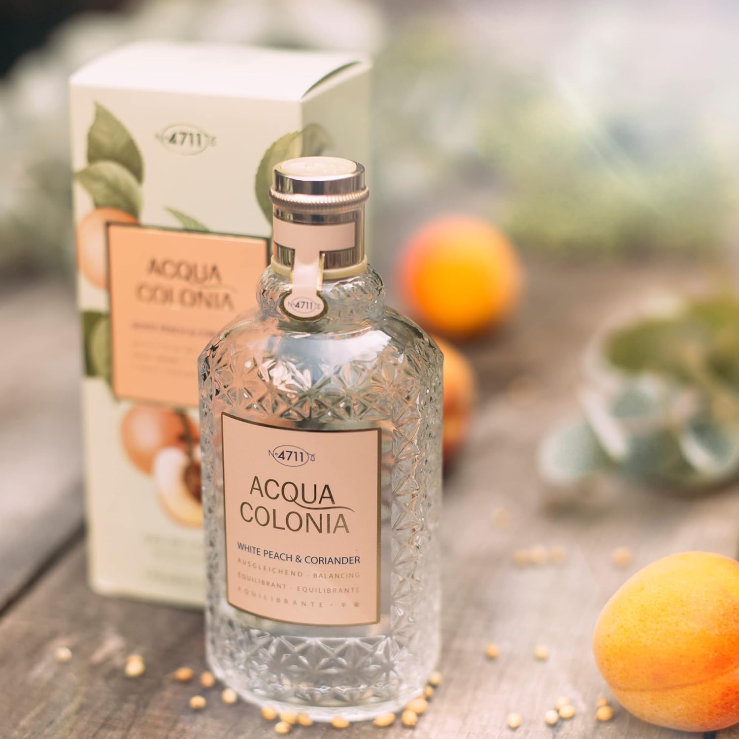 4711 Acqua Colonia White Peach & Coriander Eau De Cologne 170ml 5.7 Fl.oz. | Best Gift For Wife | Long Lasting