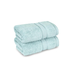 Mytrident Indulgence Collection Hand Towel 400 Gsm | 100% Cotton For Men & Women Hand Towel - Aqua Fresh (Pack Of 2)