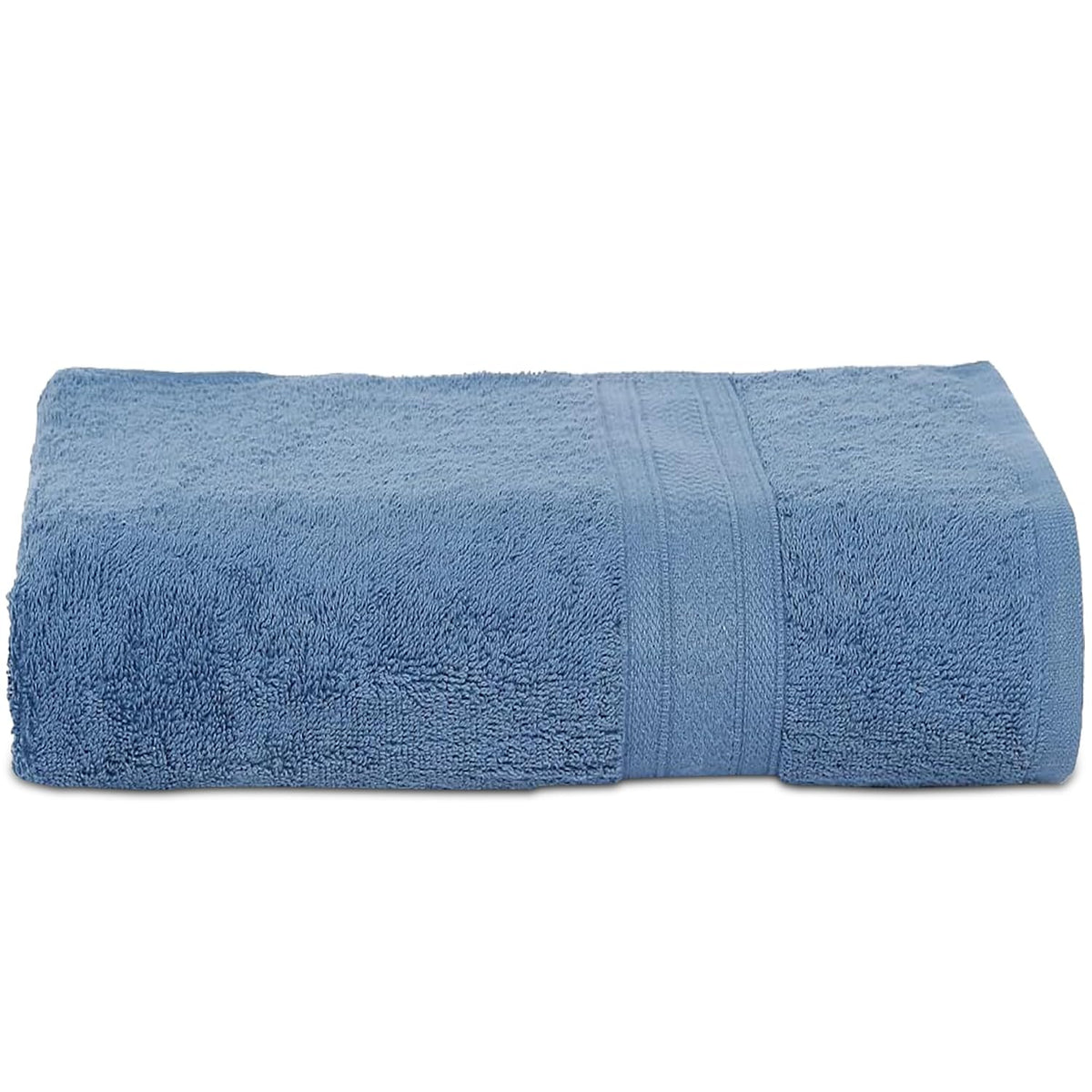 Ambra Linens 500 Gsm Highly Absorbent Towel, 100% Cotton, Soft & Plush, All Seasons Use, Large, Everyday Use, Durable (Dark Blue)