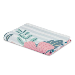Haus & Kinder Babies Bath Towel 300 Gsm | Baby Bath Towel Cotton Baby Bath Towel Soft Towels Serene Floral (Grey)