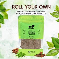Ayurvedic & Organic Herbs Mix For Smoking, Herba l Mixture Smoking Blend With Wooden Smoking Pipe Smoking Accessories Kit - Tobacco No Nicotine 30g