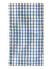 Athom Living Premium Cotton Light Weight Quick-Dry High Absorbent Cotton Bath Towel 250 Gsm, (Blue Checks)