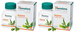 Himalaya Pure Herbs Arjuna Food Supplement Supports Heart | 60 Tablets 50gm 0.1lbs, Each Pack Of 2