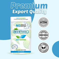 Ayurvedic Herbs Tobacco Alternatives | Non Addictive, Clove, Menthol & Mix Fruit Flavour Smoke 10 Sticks Each - Tobacco & Nicotine Free Combo Pack