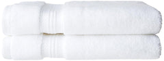 Bombay Dyeing Super Ultrx 2 Piece 650 Gsm Cotton Hand Towel Set - White