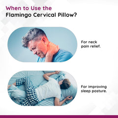 Orthopedic Cervical Pillow, Spondylitis Neck Pain Relief, Anti Snoring Sleeping, Cream Slik | Regular Pillow, Adjustable, Neck Brace Extra Support Relieves Pain & Pressure In Spine, Soft Pillow