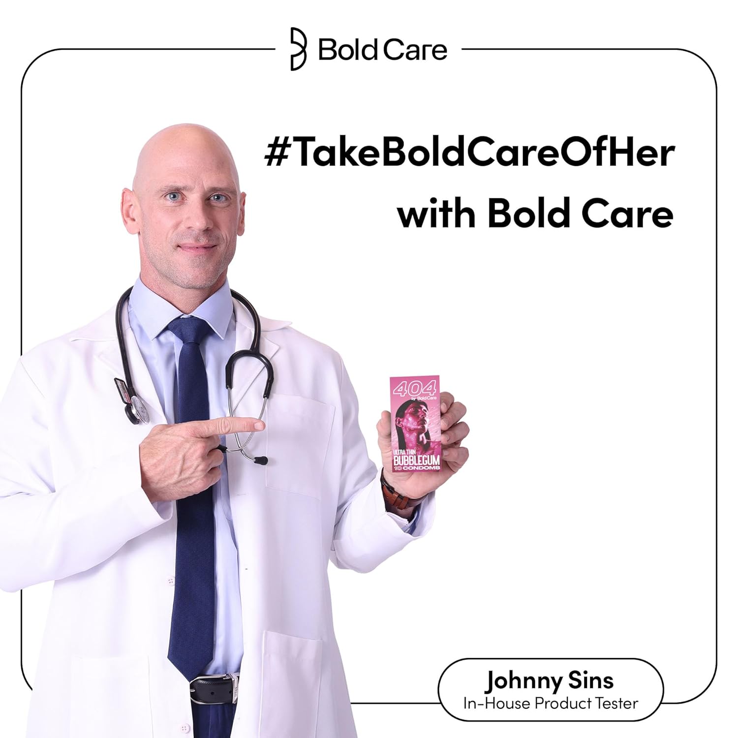 Bold Care 404 Super Ultra Thin Bubblegum Flavored Condoms For Men - 10 Count (Pack Of 1)