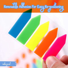 1200 Pcs Sticky Notes, 60 Colorful Waterproof Tabs | Highlighter Strips For Study, Organization