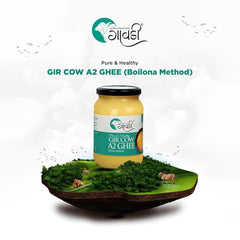 Pure Gir Cow A2 Ghee By Gawdee | Good Source Of Energy Healthy & Nutrients Desi Danedar Ghee For Diet | (500ml) 16.9 Ounce | Jar Pack
