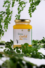 Organic A2 Gold Moringa Ghee By Ruju'S | Rich In Protein Fiber Healthy Desi Ghee Good For Frying & Cooking | (1 Litr) 33.8 Ounce | Jar Pack