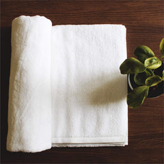 Heelium Bamboo Bath Towel 3600 Gsm | Ultra Absorbent 3x Softer Than Cotton Towels - White (Pack Of 6)