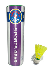 Sports Gear SG7360 Nylon Badminton Shuttlecock , Fast Recovery & Stable Trajectory | Green , Pack Of 6