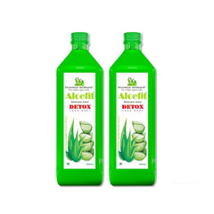 Pharma Science Aloe Vera Juice With Pulp Healthy Skin & Hair, Pure Nutrition Aloevera Drink For Body Detox & Weight Management, No Added Sugar, Immunity Booster | 1000ml 2.lbs Each Pack Of 2