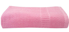 Hanorix 100% Cotton Large Size Bath Towel 450 Gsm | Soft Bath Towel For Men & Women Ultra Absorbent Cotton Towel Soft & Absorbent Towel (Pink)