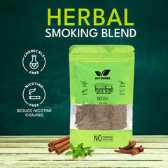 Natural & Ayurvedic Herbal Smoking Blend 1 Pack With Chillum Pipe - Tobacco-Free & Nicotine-Free Smoking Mixture