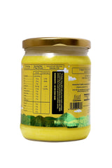 Premium A2 Gir Cow Ghee By Zoukfarms | Made By Churning Curd Vedic Bilona Method Desi Danedar Ghee Perfect For Laddus & Parathas | (500ml) 16.9 Ounce | Jar Pack
