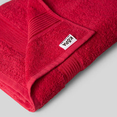 Kopa By Bianca 100% Cotton Soft Terry Towel Bath Towel L D`Ross 900 Gsm | Super Absorbent, Lightweight, Odour Free Bath Towel (Red) - 2 Pcs