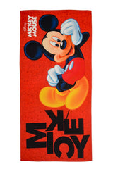 Athom Living Mickey Mouse Kids Cotton Bath Towel 300 Gsm | Superhero Themed Soft & Absorbent Towel