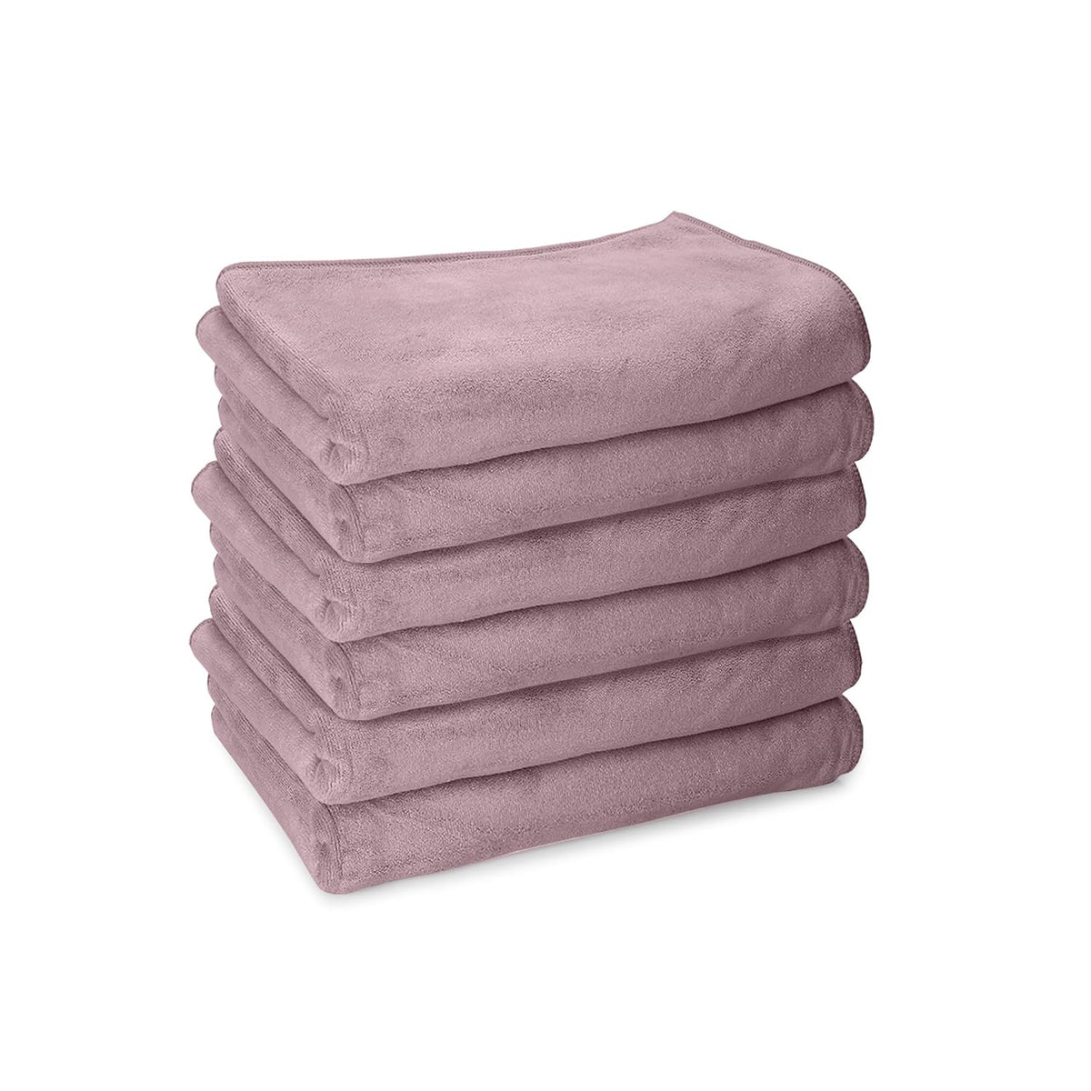 Housse Premium Microfiber Face Towel 900 Gsm | Korean Beauty Ultra Absorbent, Odour-Free, Quick Dry Face Towel (Pack Of 6) - Nirvana Purple