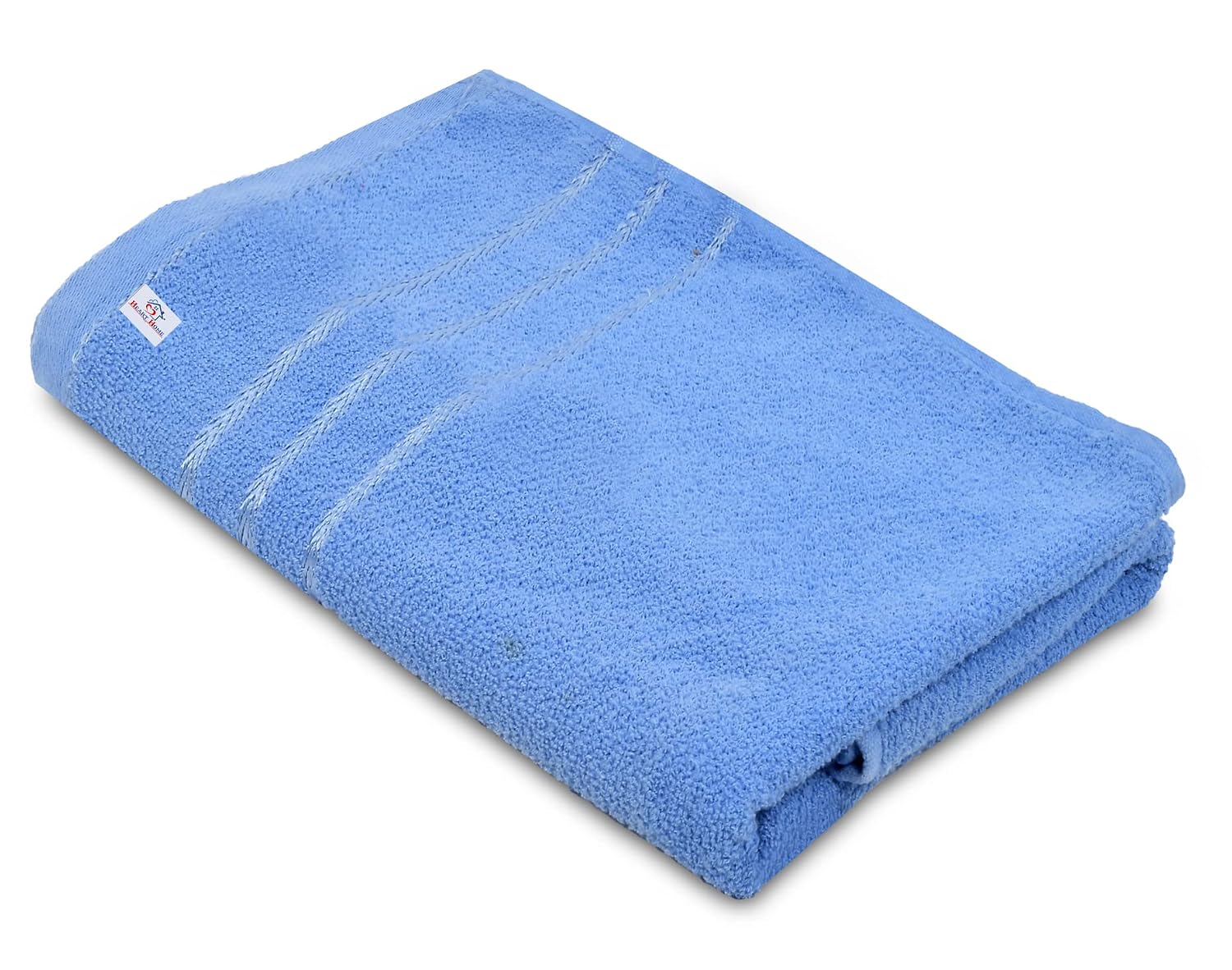 Kuber Industries Premium Bath Towel 2000 Gsm | Super Soft, Fluffy & Absorbent Cotton Bath Towel Perfect For Daily Use (Green & Black) - Pack Of 4