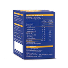 Society Ginger Lemongrass Flavour Instant Tea Premix - 10 Sachets, 140gm, 4.9 Ounce | One Minute Tea Just Add Hot Water - Low Caffeine, Rich In Taste