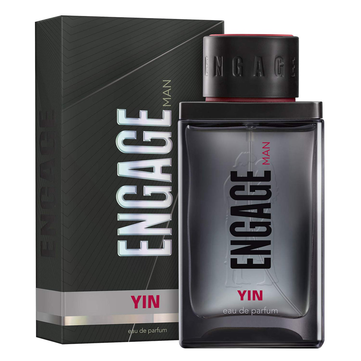 Engage Yin Perfume For Men Long Lasting Spicy And Woody Fragrance | Gift For Men 90ml 3 Fl.oz.