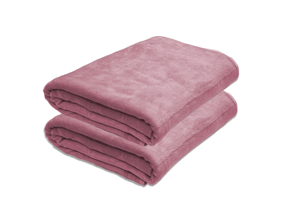 Black Gold Ultra Soft Bath Towel 1200 Gsm | Premium Microfiber, Quick Dry, Highly Absorbent, Oversized Bath Towel Pool, Spa, Travel & Hotel Use (Mauve Pink)- Pack Of 2