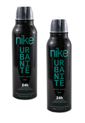 Nike Urbanite Spicy Road Man Eau De Toilette Deodorant Body Spray 400ml 13.5 Fl.oz. Pack Of 2 | Perfect For Use Dailywear