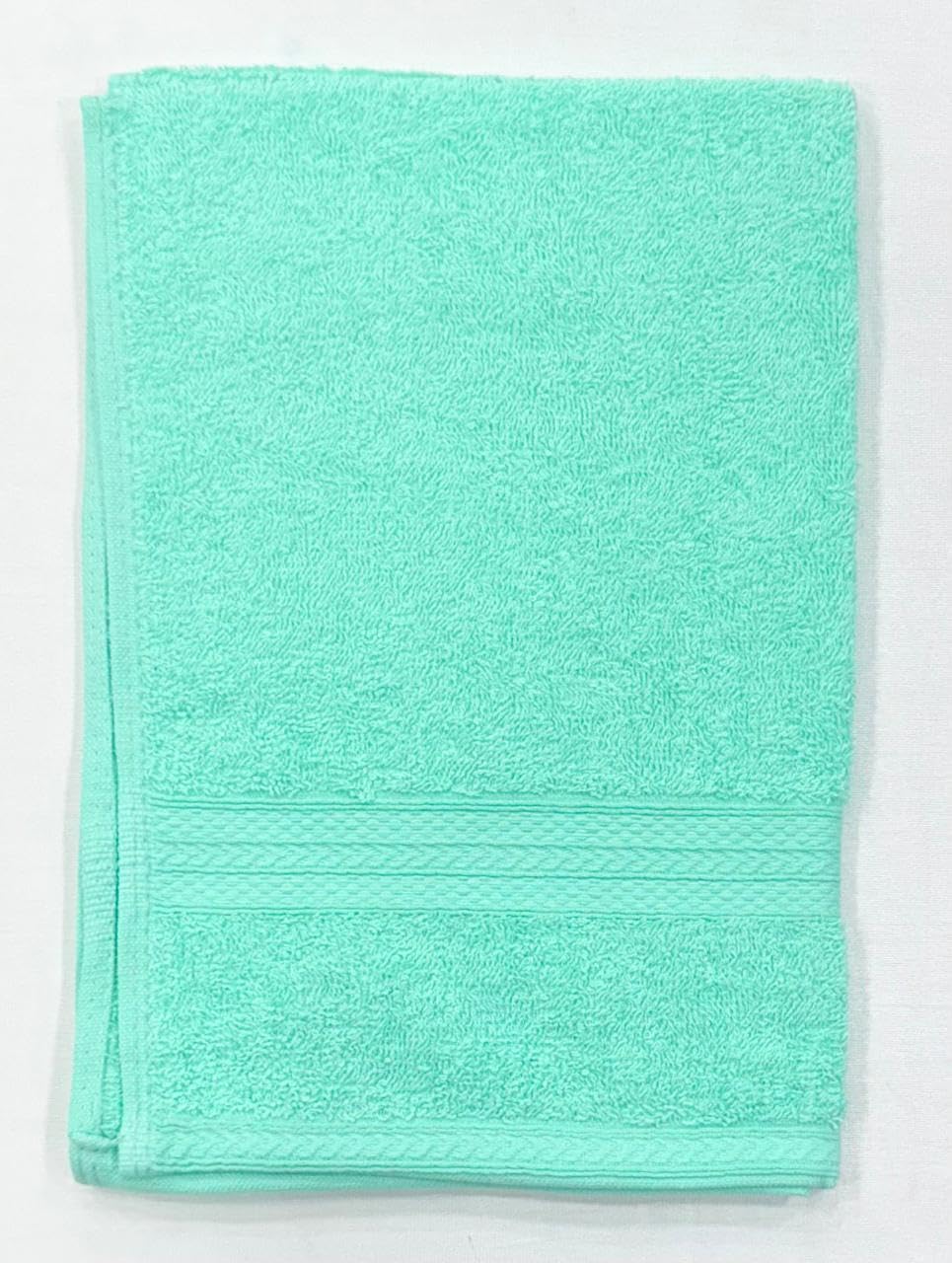 Bombay Dyeing Tulip 100% Soft Cotton Hand Towels 1200 Gsm (Green) - Set Of 6