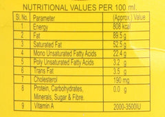 100% Pure Rich Desi Ghee By Milkfood | Good Source Of Protein Fiber Healthy Pure Danedar Cow Ghee | (1 Litr) 33.8 Ounce | Box Pack